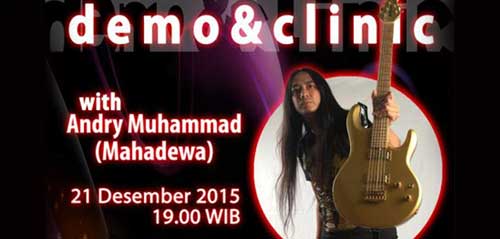 Belajar Gitar Bersama Andry Muhammad di Demo & Clinic Belajar Gitaran Bersama Andry Muhammad Mahadewa Demo Clinic 1