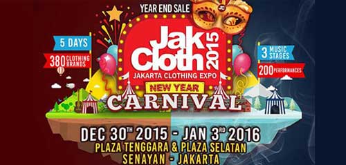 JakCloth New Year Carnival 2015 di Senayan JakCloth New Year Carnival 2015 di Senayan 1