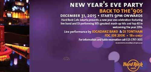 Sambut 2016 di Hard Rock Cafe Jakarta Sambut 2016 di Hard Rock Cafe Jakarta 2