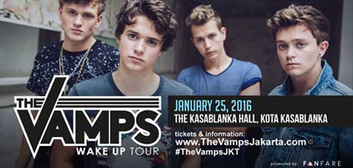 The Vamps Wake Up Tour 2016 Jakarta 1