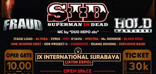Heroical Vol.1 Konser Superman Is Dead di Surabaya Konser musik Superman Is Dead 1