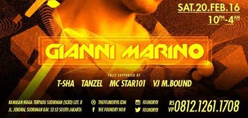 Rhythms Affairs with Gianni Marino di The Foundry Rhythms Affairs with Gianni Marino di The Foundry 1