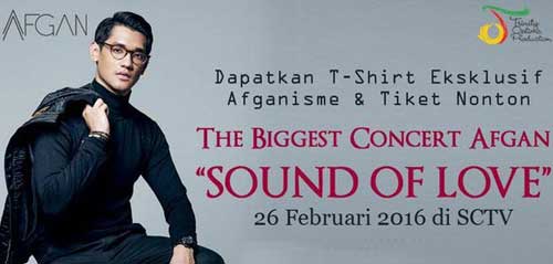 The Biggest Concert Afgan 2016 Konser GRATIS Buat Penggemar Afgan 1