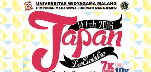 Tonton Japan LovEvolution 2016 di Kota Malang Tonton Japan LovEvolution 2016 di Kota Malang 1