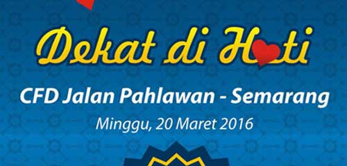 Dekat di Hati With RAN di Car Free Day Semarang Dekat di Hati With RAN 1