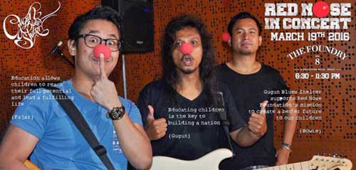 Dukung Pendidikan Bagi Anak Kurang Mampu di Red Nose in Concert with Gugun Blues Shelter Red Nose in Concert with Gugun Blues Shelter 1