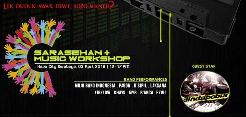 Yuk Datang Ke Sarasehan & Music Workshop di Kaza City Surabaya! Yuk Datang Ke Sarasehan Music Workshop di Surabaya 1