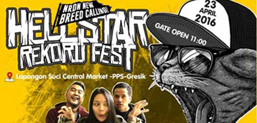 Hellstar Rekord Fest 2016 “New Breed Calling” di Gresik Jawa Timur 1