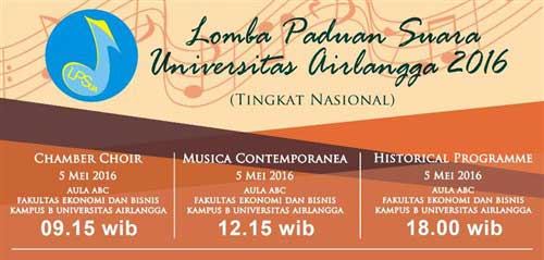 Ayo Ikutan Lomba Paduan Suara Universitas Airlangga 2016 Ayo Ikutan Lomba Paduan Suara Universitas Airlangga 2016 1