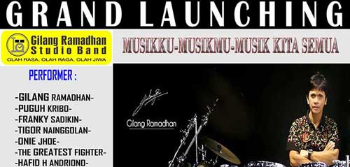 Grand Launching Gilang Ramadhan Studio Band Grand Launching Gilang Ramadhan Studio Band 1