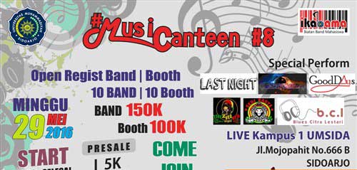 UKM Musik IKABAMA UMSIDA Gelar Acara Musicanteen #8 UKM Musik IKABAMA UMSIDA Gelar Acara Musicanteen 8 1