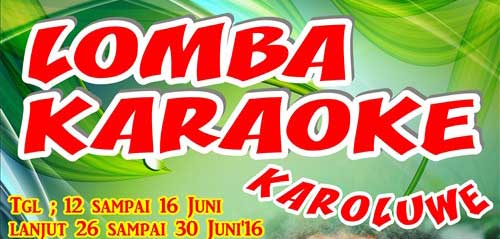 Lomba Karaoke Karoluwe Yang Digelar di Wisata Kuliner Ramadhan Fair 2016 Lomba Karaoke Karoluwe Yang Digelar di Wisata Kuliner Ramadhan Fair 2016 1