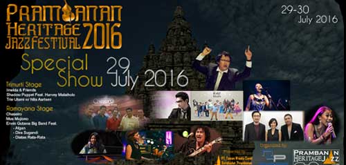 Prambanan Heritage Jazz Festival 2016 Tampilkan Afgan & Erwin Gutawa Bigband Prambanan Heritage Jazz Festival 2016 Tampilkan Afgan Erwin Gutawa Bigband 1