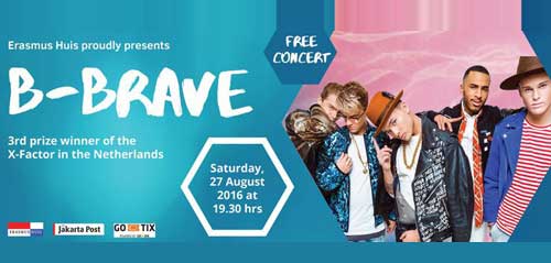 B-Brave Gelar Free Concert di Erasmus Huis B Brave Gelar Free Concert di Erasmus Huis 1
