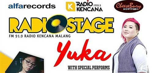 Penampilan Spesial Yuka di Radiostage FM 91.9 Radio Kencana Malang 1