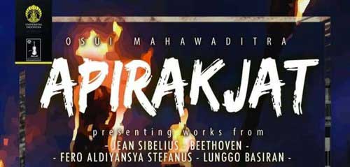 Apirakjat Osui Mahawaditra di Usmar Ismail Hall Jakarta Apirakjat Osui Mahawaditra di Usmar Ismail Hall Jakarta 1