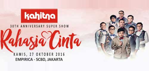 Kahitna Super Show Anniversary Rahasia Cinta di Jakarta Kahitna Super Show Anniversary Rahasia Cinta di Jakarta 1