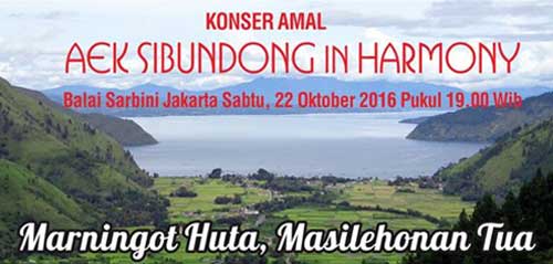 Konser Amal Aek Sibundong In Harmony di Balai Sarbini Jakarta Konser Amal Aek Sibundong In Harmony di Balai Sarbini Jakarta 1