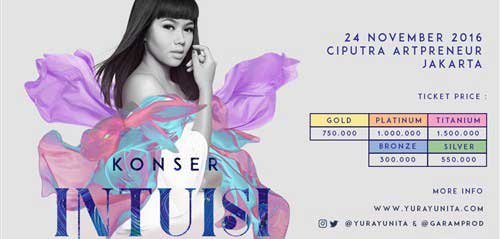 Konser Intuisi Yura di Ciputra Artpreneur Jakarta Konser Intuisi Yura di Ciputra Artpreneur Jakarta 1