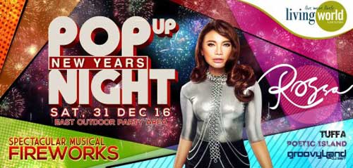 Pergantian Tahun Bersama Rossa di Pop Up New Years Night Acara Pergantian Tahun Bersama Rossa di Pop Up New Years Night 1