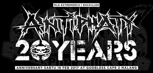 Extreme Decap Getarkan Panggung Antiphaty 20 Years Anniversary 1
