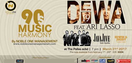 90s Music Harmony Hadirkan Dewa 19 & Java Jive 90s Music Harmony Hadirkan Dewa 19 Java Jive 1