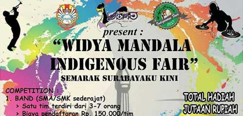 Kompetisi Band & Solo Drum di Widya Mandala Indigenous Fair 2017 Kompetisi Band Solo Drum di Widya Mandala Indigenous Fair 2017 1