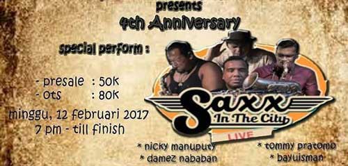 Saxx in the City Tampil Menghibur di Saxxomunity Malang 4th Anniversary Saxx in the City Tampil Menghibur di Saxxomunity Malang 4th Anniversary 1a