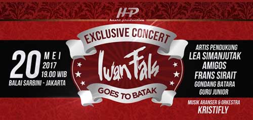 Iwan Fals Gelar Exclusive Concert "Goes To Batak" Concert Exclusive Iwan Fals Goes To Batak