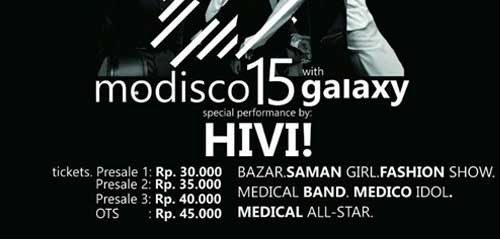 Hivi! Meriahkan Modisco 15 with Galaxy Modisco 15 with Galaxy