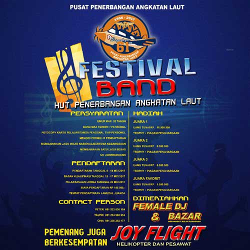 Kompetisi Band SMA/SMK di Band Festival Joy Flight