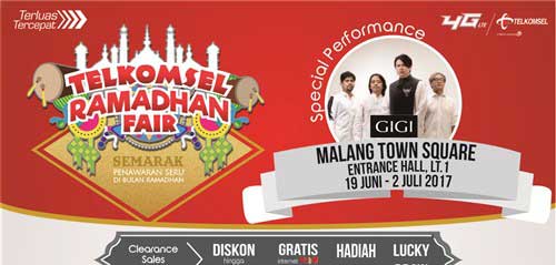 GIGI Meriahkan Telkomsel Ramadhan Fair Malang 2017 GIGI Meriahkan Telkomsel Ramadhan Fair Malang 2017 1