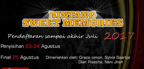 Grace Simon Ramaikan Bintang Sweet Memories Bintang Sweet Memories