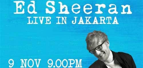Konser ED Sheeran di Indonesia Convention Exhibition ED Sheeran Live In Jakarta