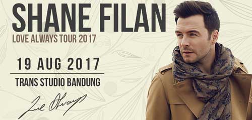 Promosi Album Terbaru Shane Filan, Love Always Tour 2017 Shane Filan Love Always Tour 2017