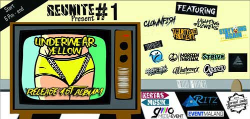 Reunite #1 gelar Underwear Yellow “Release 1st Album” Reunite #1 Underwear Yellow “Release 1st Album”