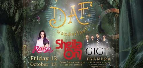 Raisa Nyanyi di DAF 2017 Wanderlust DAF 2017 Wanderlust