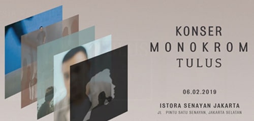 Konser Monokrom Tulus di Istora Senayan Jakarta Konser Monokrom Tulus Jakarta