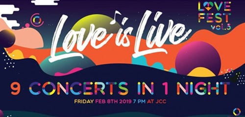 Love is Live, 9 Concerts in 1 Night di JCC Love is Live, 9 Concerts in 1 Night di Jakarta Convention Center