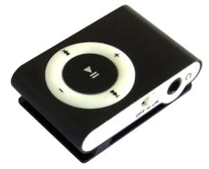 5 MP3 Player Terbaik untuk Travelling Universal Shuffle MP3 Player-Hitam
