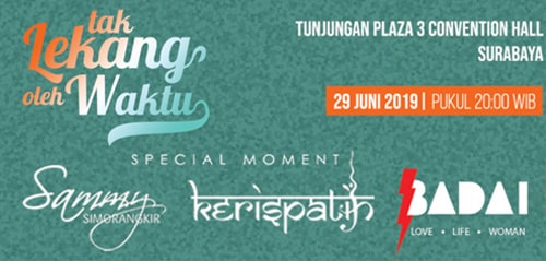 Konser Tak Lekang Oleh Waktu di Tunjungan Plaza Surabaya Konser Tak Lekang Oleh Waktu