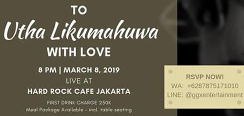 To Utha Likumahuwa With Love