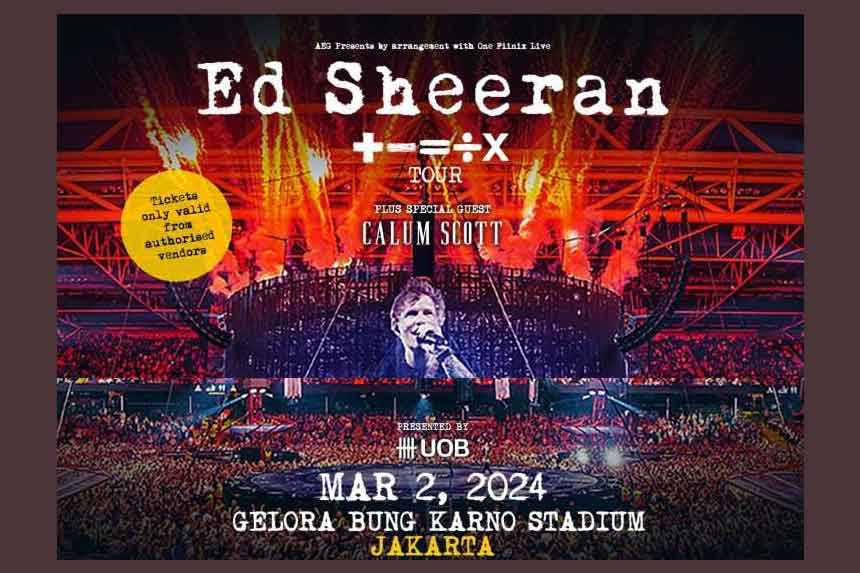 Ed Sheeran Konser di Jakarta Maret 2024, Segini Harga Tiketnya Ed Sheeran Konser 2024